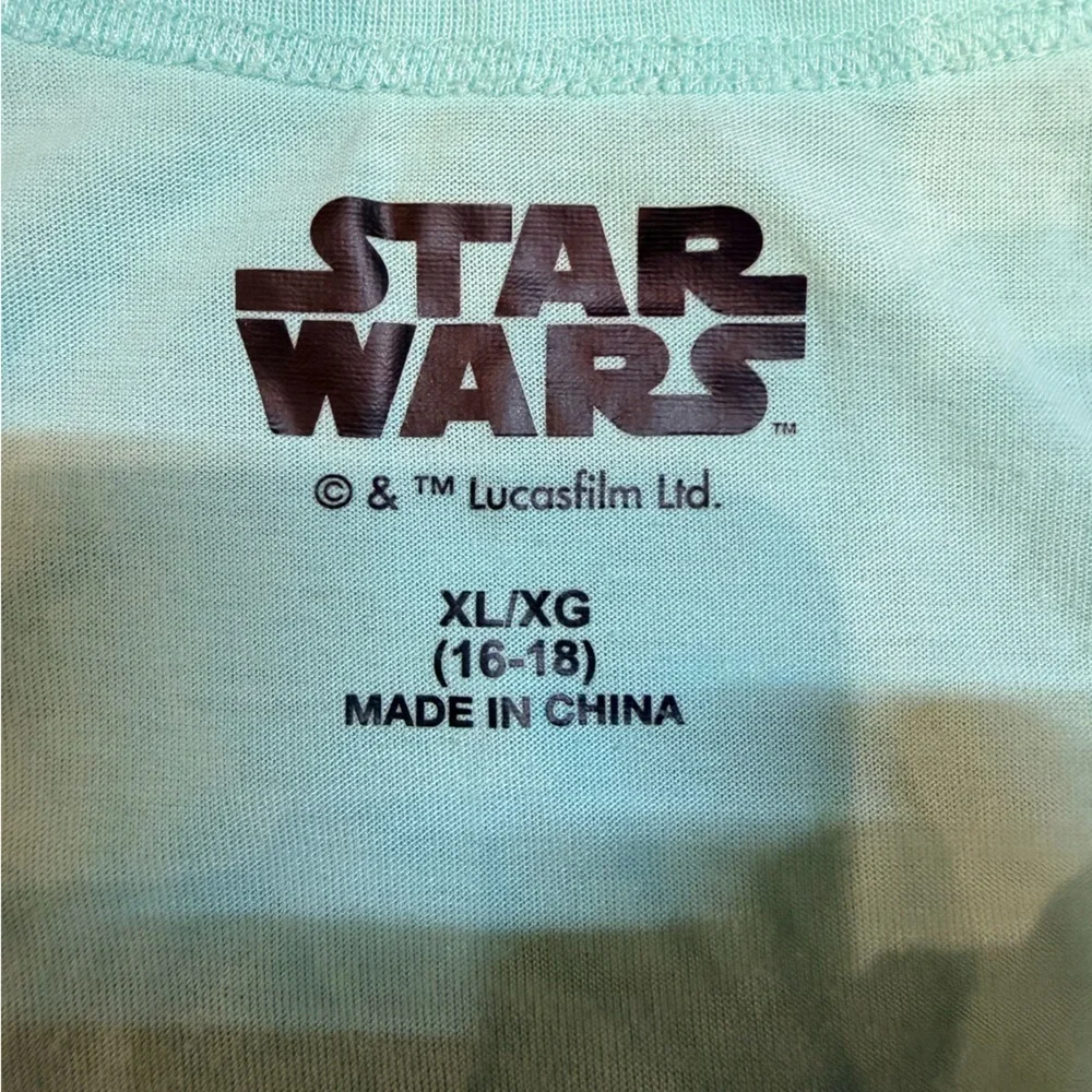 Star Wars The Mandalorian Baby Yoda Grogu Tank Top Sleep Shirt XL 16-18